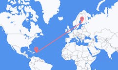 Flyrejser fra San Juan, USA til Tampere, USA