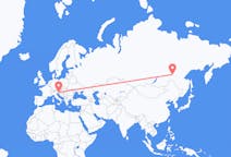 Flights from Neryungri, Russia to Ljubljana, Slovenia