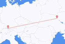 Flyreiser fra Kiev, Ukraina til Friedrichshafen, Tyskland