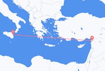 Fly fra Hatay Province til Catania