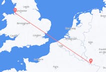 Flights from Saarbrücken, Germany to Liverpool, England