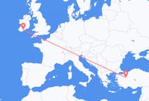 Flyreiser fra Kütahya, Tyrkia til Kork, Irland