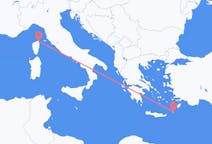 Fly fra Bastia til Karpathos