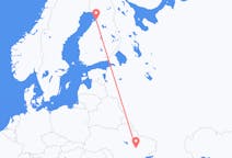 Fly fra Dnipro til Oulu