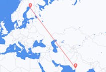 Flights from Vadodara, India to Oulu, Finland