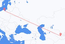 Loty z Samarkanda, Uzbekistan do Gdańsk, Polska