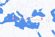 Flights from Cagliari, Italy to Malatya, Turkey