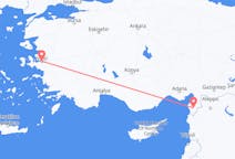 Flug frá Hatay-héraði, Tyrklandi til Izmir, Tyrklandi