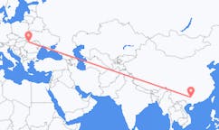중국 류저우에서 출발해 루마니아 바이아마레로(으)로 가는 항공편