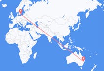 Flyrejser fra Tamworth, Australien til Karlskrona, Sverige