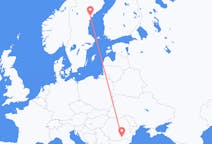Vluchten van Sollefteå naar Boekarest