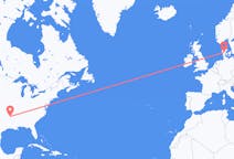 来自美国出发地 温泉城目的地 丹麦比隆的航班