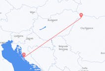 出发地 克罗地亚扎达尔目的地 罗马尼亚薩圖馬雷的航班
