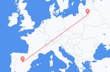 Flyg från Madrid till Vilnius