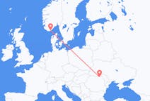 Flyrejser fra Suceava, Rumænien til Kristiansand, Norge