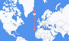 Vuelos de Grimsey, Islandia a La Palma, España