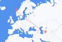 Flyreiser fra Asjkhabad, Turkmenistan til Ålesund, Norge