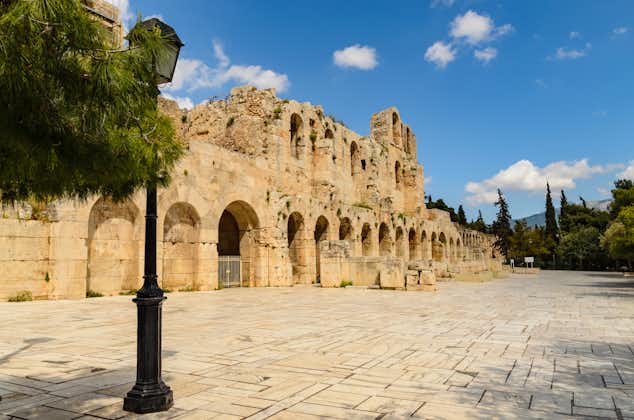 Photo of Odeon of Herodes Atticus, Acropolis, Athens, Greece.