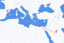 出发地 沙特阿拉伯盖西姆省目的地 西班牙雷烏斯的航班