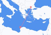 Flyrejser fra Benghazi til Alexandroupoli