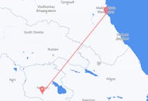Flyg från Jerevan, Armenien till Machatjkala, Ryssland
