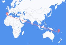 Flyreiser fra Port Vila, til Jerez