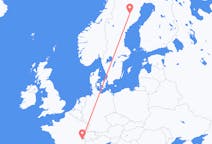 Flyrejser fra Lycksele, Sverige til Genève, Sverige