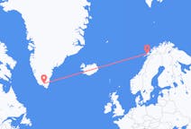 Flights from Stokmarknes to Narsarsuaq