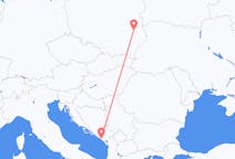 Flights from Tivat, Montenegro to Lublin, Poland