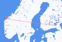 Flights from Ålesund, Norway to Lappeenranta, Finland