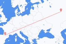 Flights from Cheboksary, Russia to Lourdes, France