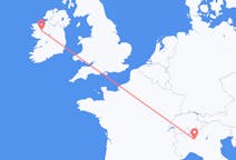 Flyreiser fra Knock, Mayo fylke, Irland til Milano, Italia