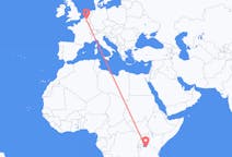 Flyreiser fra Mwanza, Tanzania til Brussel, Belgia
