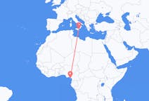 Flyreiser fra Malabo, Ekvatorial-Guinea til Catania, Italia