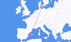 Flights from Ibiza, Spain to Lubeck, Germany