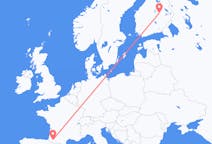 Flights from Pau, Pyrénées-Atlantiques, France to Kuopio, Finland