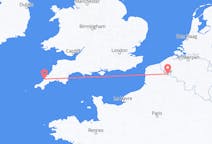Flights from Lille, France to Newquay, England
