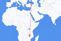 Flyreiser fra Tete, Mosambik til Kahramanmaraş, Tyrkia