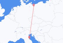 Flights from Szczecin to Rimini