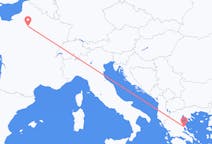 出发地 希腊出发地 沃洛斯目的地 法国巴黎的航班