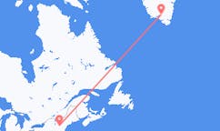 Flyreiser fra Lebanon, USA til Narsarsuaq, Grønland