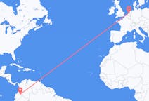 Flyreiser fra Puerto Asís, Colombia til Amsterdam, Nederland