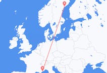 Flights from Örnsköldsvik, Sweden to Nice, France
