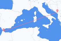 Flyreiser fra Tétouan, til Podgorica