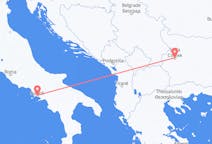 Vluchten van Napels, Italië naar Sofia, Bulgarije