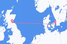 Flyrejser fra Edinburgh, Skotland til København, Danmark