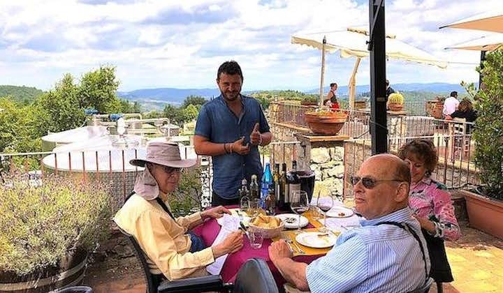 Chianti og San Gimignano - 2 vingårder med sammenkoblingslunsj