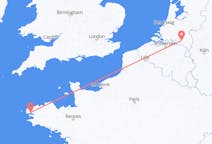 Vluchten van Brest, Frankrijk naar Eindhoven, Nederland