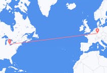 Flyrejser fra Windsor, Canada til Frankfurt, Tyskland