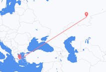 Flyg från Magnitogorsk till Aten